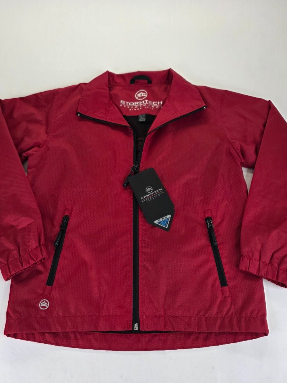 Stormtech Performance Youth Micro Light Shell Jacket M NWT  Red